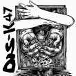 Artwork kapely Dis K-47 na triko k tour 2018 (verze na bílé triko)