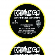 Defiance - středové nálepky na LP